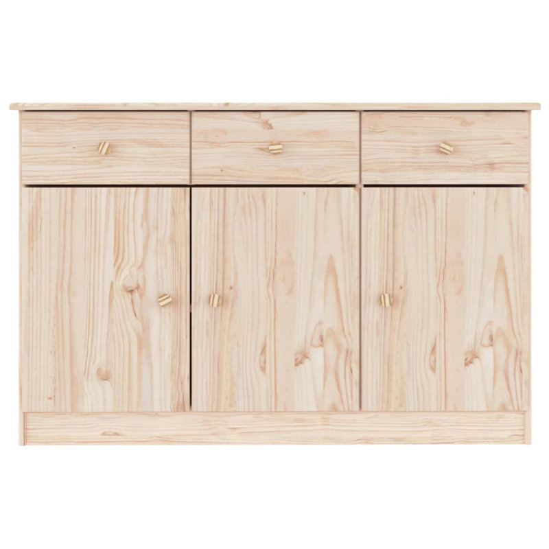 Alevia Solid Wood Sideboard, Brown