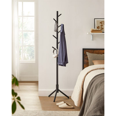 Blaser Solid Wood Freestanding 8 - Hook Coat Rack