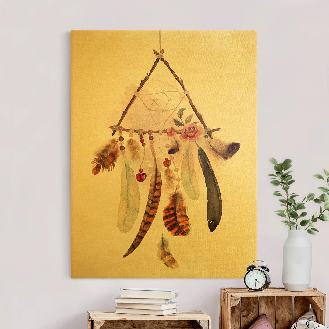 Leinwandbild Dream Catcher Triangle