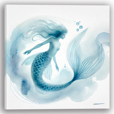 Art mural sur toile, "Ethereal Mermaid"