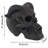 Colfin Fireproof Human Skull for Fire Pits
