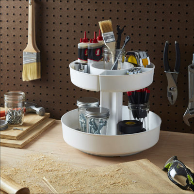 Copco Two-Tier Revolving Pantry Organizer