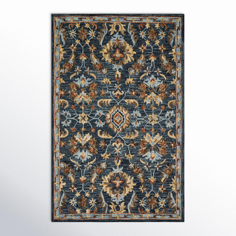 Edesia Wool Oriental Indoor Rug, Rectangle 3'6" x 5'6"