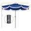 Parasol d'extérieur avec manivelle, parasol de patio, 8 baleines, inclinaison à bouton-poussoir-640555253