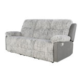 Bruni Grey Plush Sofa