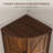 Farmhouse Corner Cabinet for Living Room, Kitchen, Laundry Room-785868958