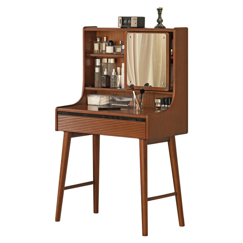 Petit bureau de coiffeuse avec miroir réversible, Non, L 25,6 po