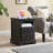 Farideh Wood 2 - Drawers Nightstand, Rustic End Table With Charging Station-18594272