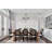 Durocher Dining Chair - Oval Rattan Back with Upholstered Seat - Farmhouse Kitchen & Dining Room Chair-120998868
