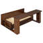 Grand lit de jour avec bureau amovible, tiroirs de rangement et table d'appoint hydraulique, espresso-812242753-812242767