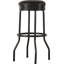 Metal Outdoor Stool with Cushion-16399221
