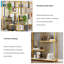Étagère de rangement de luxe à plusieurs niveaux, présentoir à cosmétiques et armoire de présentation de bureau-130131096-130131092