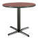 30" L Round Solid Wood Breakroom Table and Chair Set