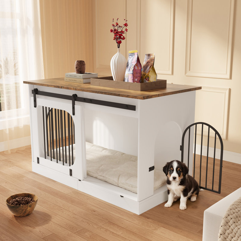Furniture Style Crate with 3 Doors, 80cm H x 119.9cm W x 74.9cm D