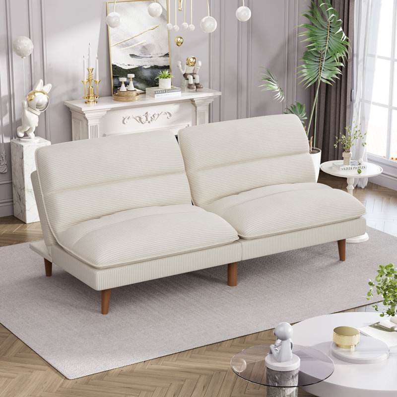 Futon Sofa Bed, Beige
