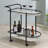Serving Cart with Wine Rack