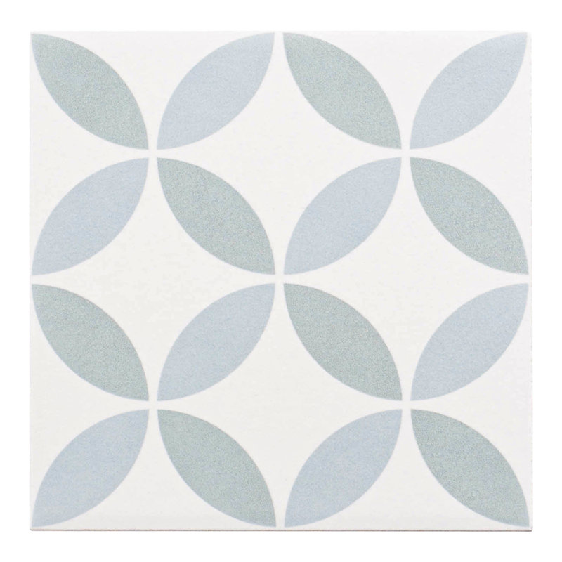 Occitan 6-in. Spanish/Moroccan Matte Porcelain Wall & Floor Tile, Green
