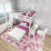 Amaia Solid Wood L-Shape Bunk Beds with Built-in-Desk