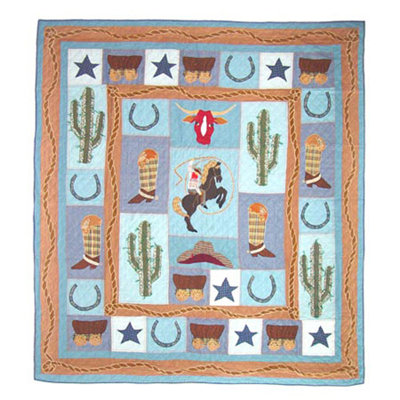 Cowboy Rustic Cotton Quilt