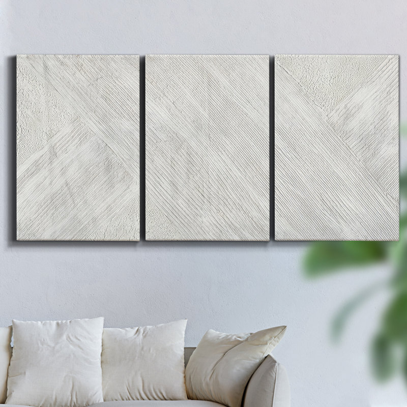 Ever Flowing, reproduction sur toile 3 pièces, H 48 po x l 96 po x P 2 po