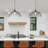 Oxendine 19.75" W 1-Light Woven Metal Pendant