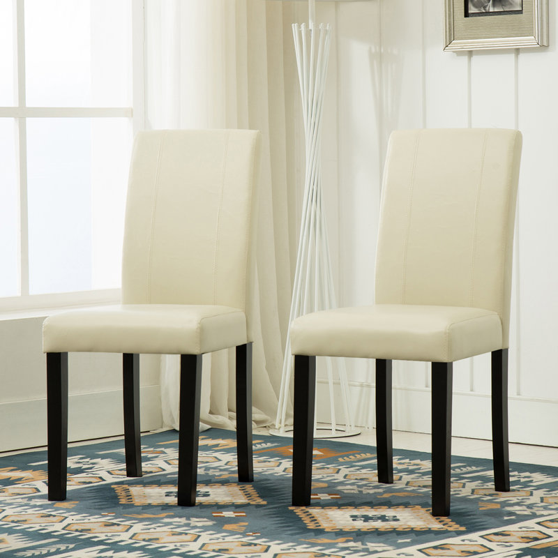 Tereza 45.5cm H Upholstered Side Chair, Cream