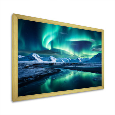 «Islandais Borealis», art mural «Aurora Borealis»