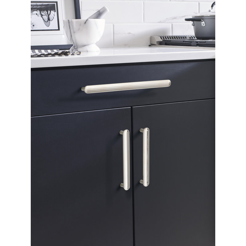 Concentric Bar Pull, Polished Nickel, 10.0625"