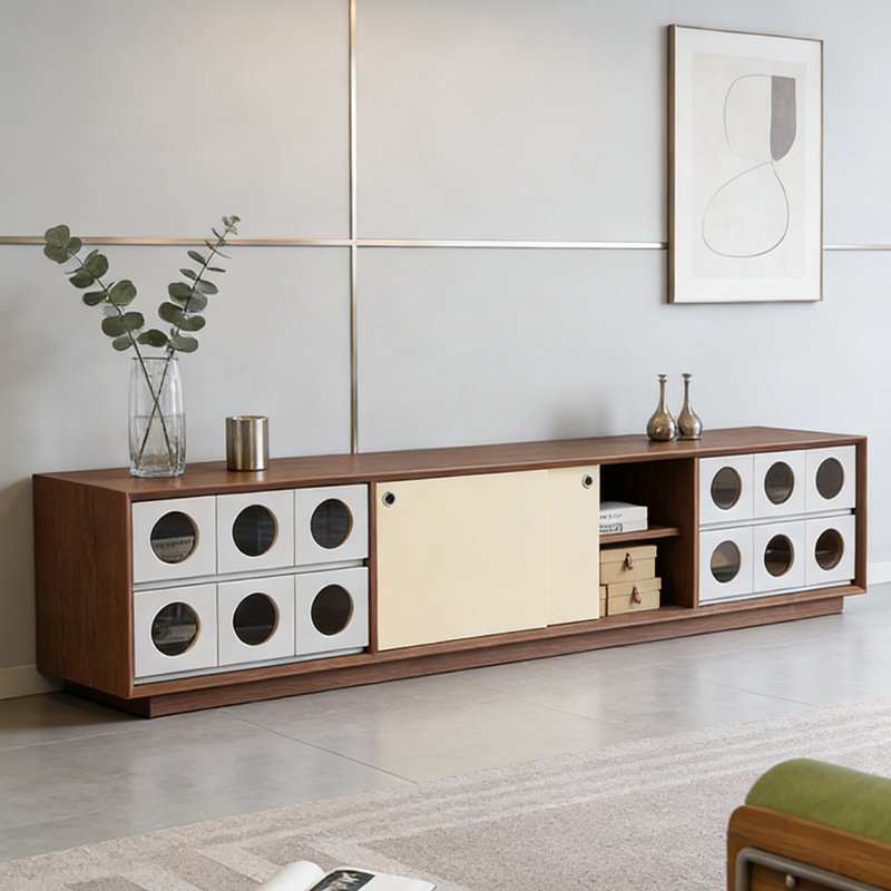 Meuble télé moderne de style rétro