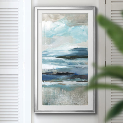 «Distant Drama II», peinture sur toile encadrée