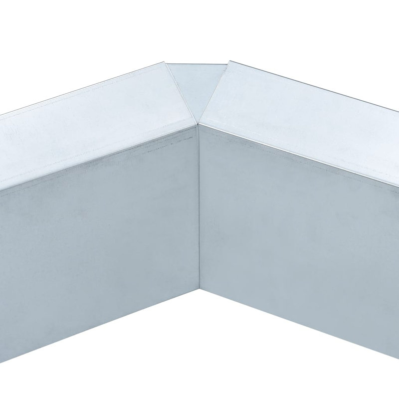 Iseult Dakota Fields White Metal Pet Barrier for Fence Panels, 25cm H x 50cm W x 7cm D