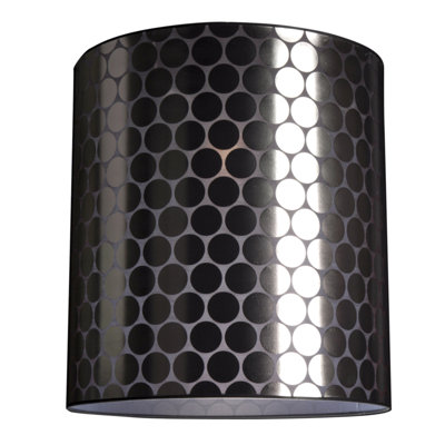 Renteria 60 cm H Drum Lamp Shade ( Screw On ) in Black