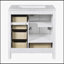 Meuble-lavabo 30 po avec lavabo en céramique-415341798
