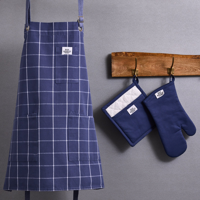 Ensemble de cuisine Design Imports, Indigo