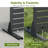 72" x 47" Freestanding Metal Privacy Screen Fence Panels Garden Trellis Outdoor Divider for Patio, Balcony, Backyard, Pool, Indoor Room-69478605-112246456