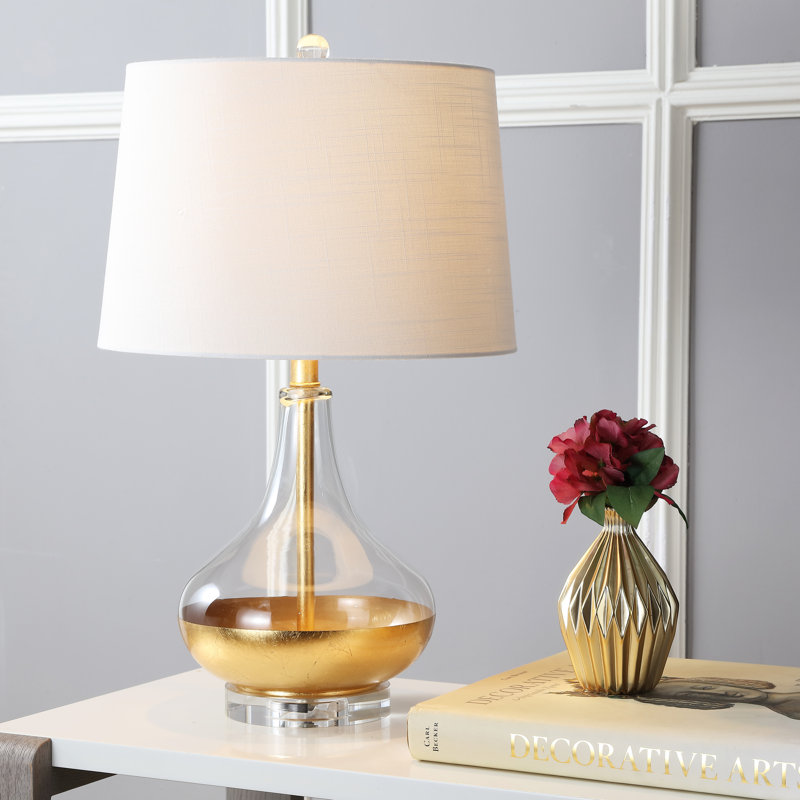 Lampe de table transparente 24,5 po Cotner