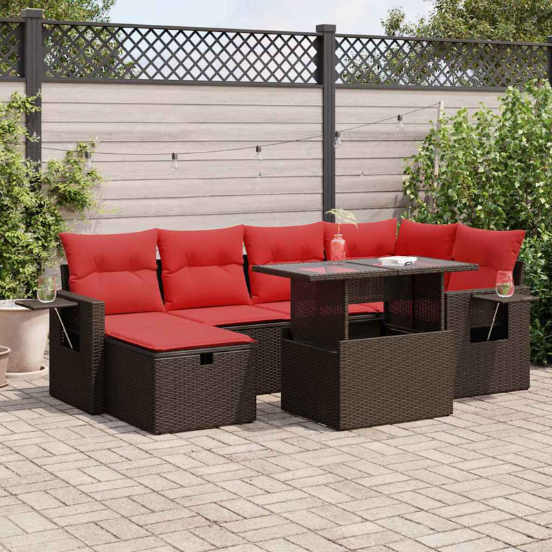 55cm Wide Patio Sofa with Cushions