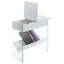 Table de bout de style traîneau et prises intégrées Allegonda 23,75 po-242386954