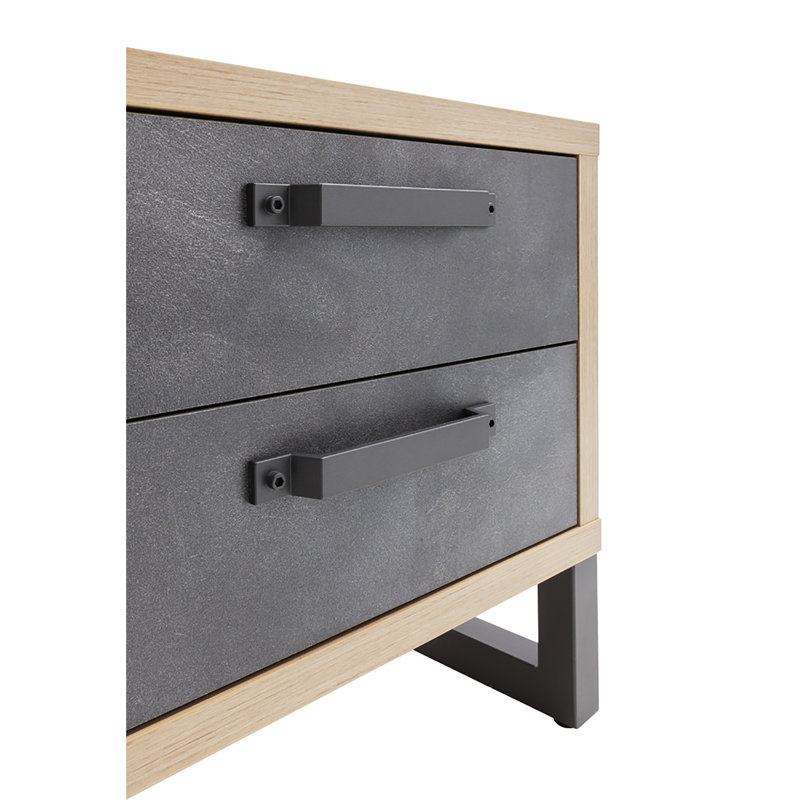 Lafabrica 52cm W Manufactured Wood Bedside Table