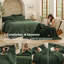 Ensemble d'édredon 2-en-1 avec couverture moelleuse amovible - vert olive SnapTech Design, ensemble de literie toutes saisons (ensemble de 6)-120798836-120798835