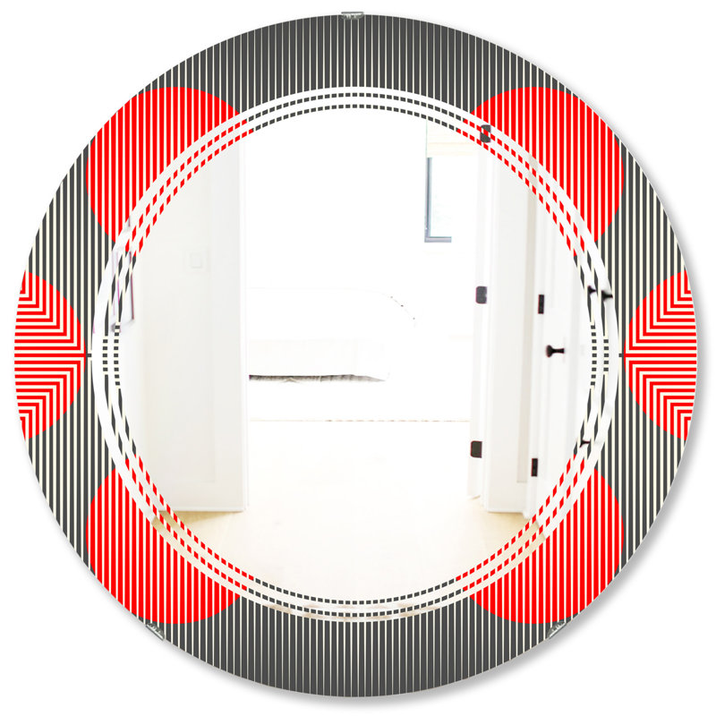 Miroir mural Line C, 31,5 po x 31,5 po