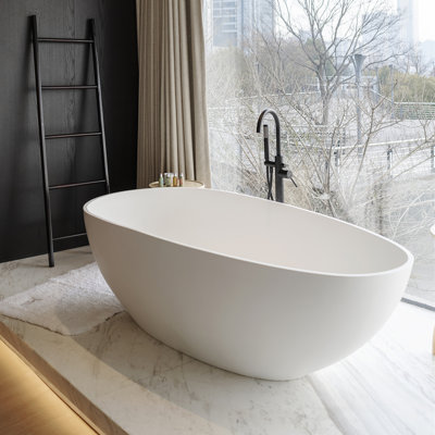 59.06'' x 29.53'' Soaking Solid Surface Bathtub