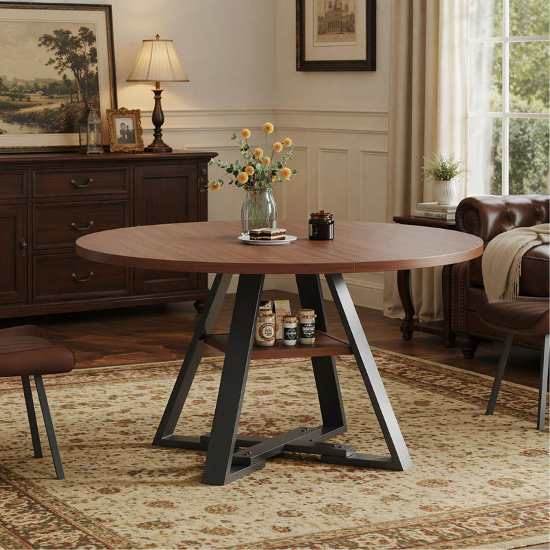 Round dining table boxwood