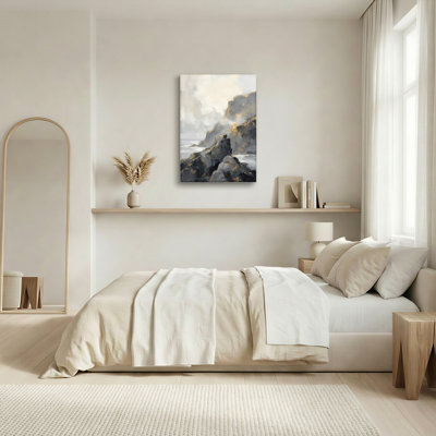 Paysage de montagne, art mural sur toile, ensemble de 1