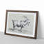 Standing Goat by Jean Bernard - Framed Print-55615717-55615718