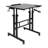 Height Adjustable Rectangle Standing Desk with USB Interfaces And US Standard Sockets-1276230397
