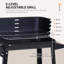 Symple Stuff 87cm W Barrel Charcoal Grill
