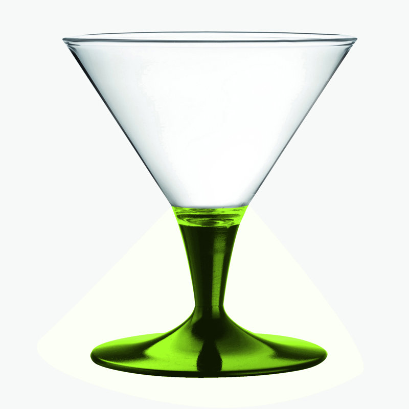 Tasse à crème glacée en polycarbonate - 6 pièces, Olivine