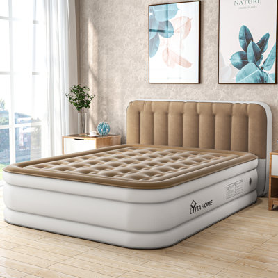Queen Size Air Bed with Headboard