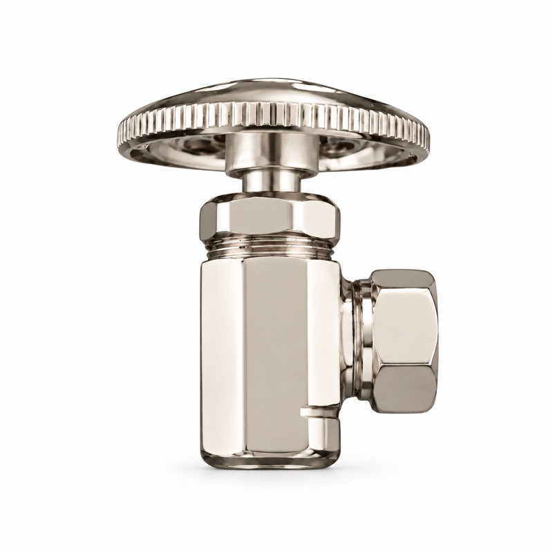 Arrêtoir Strom Living avec joint coulissant de 1/2 po x IPS de 1/2 po, Nickel poli